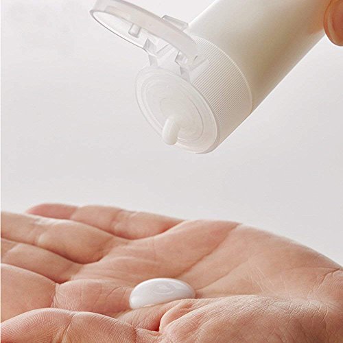 10 Pack 30ml Travel Plastic Squeeze Bottles with Flip Cap for Cosmetics & Skincare