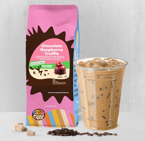 Crazy Cups Decaf Chocolate Raspberry Ground Coffee, 10 oz