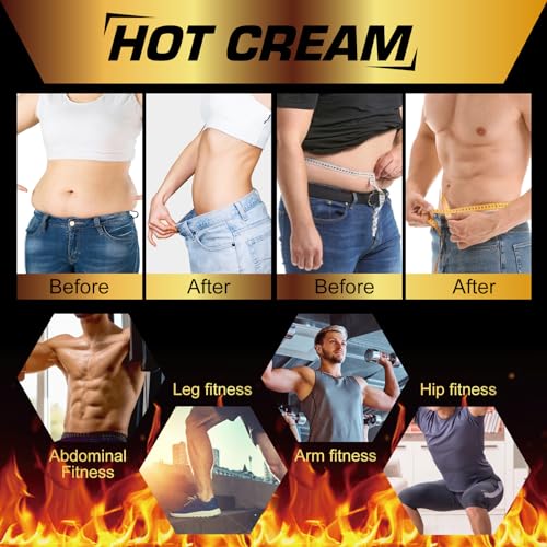 Hot Sweat Cream 2-Pack for Natural Weight Loss & Toning