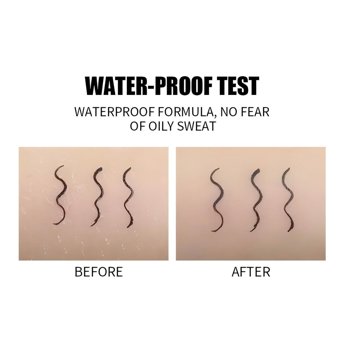 Yanqina Long Lasting Eyeliner Pen Lightweight Waterproof Vegan Cruelty Free 24-Hour Smooth Application Ultra Creamy and Silky Smooth Texture