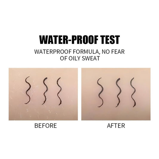 Yanqina Long Lasting Eyeliner Pen Lightweight Waterproof Vegan Cruelty Free 24-Hour Smooth Application Ultra Creamy and Silky Smooth Texture