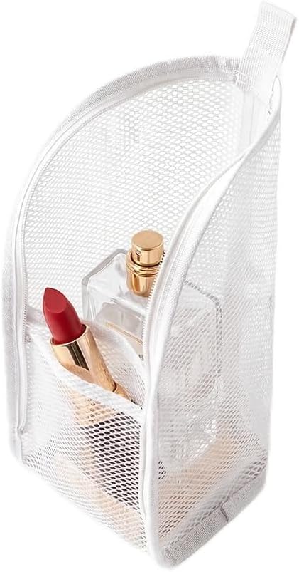 Coloday Standing Toiletry Bag - Large Capacity Waterproof Cosmetic Organizer | Lightweight EVA Travel Bag (White)