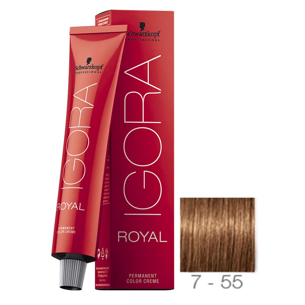 Schwarzkopf Igora Royal Permanent Hair Color - Light Blonde Copper, 60g | Vibrant, Long-Lasting Color