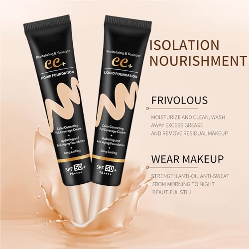 ARCHIDATE CC Cream SPF 50 Hydrating Matte Foundation Full Coverage Skin Corrector