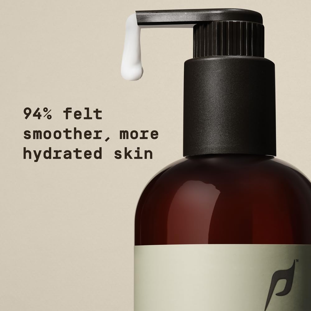 Men's Body Lotion - Unscented, Fast Absorbing Daily Moisture | 24-Hour Hydration with Vitamin B3 & Ceramides | 11.5 fl oz