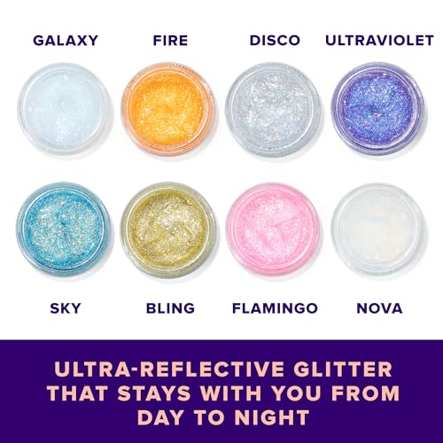 Unicorn Snot Galaxy Glitter Gel - Cosmetic-Grade Body & Face Glitter for Festivals