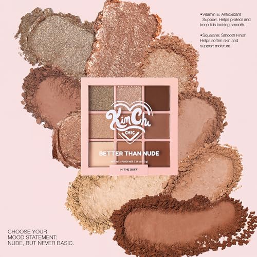Kimchi Chic Better Than Nude Shadow Palette In The Buff — Versatile Neutral Eyeshadow Set