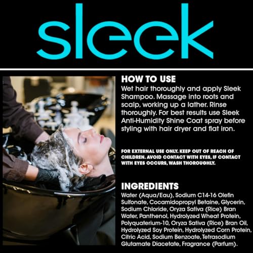 Hair Chemist Sleek Anti-Humidity Shampoo 8 oz - Frizz Control & Shine