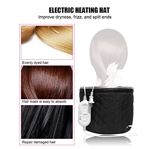 Longzhuo Electric Hair Steamer Cap with Temperature Control for Deep Conditioning
