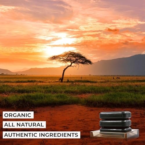 O Naturals African Black Soap Bar 3-Pack - Natural Exfoliating Gift Set for All Skin Types