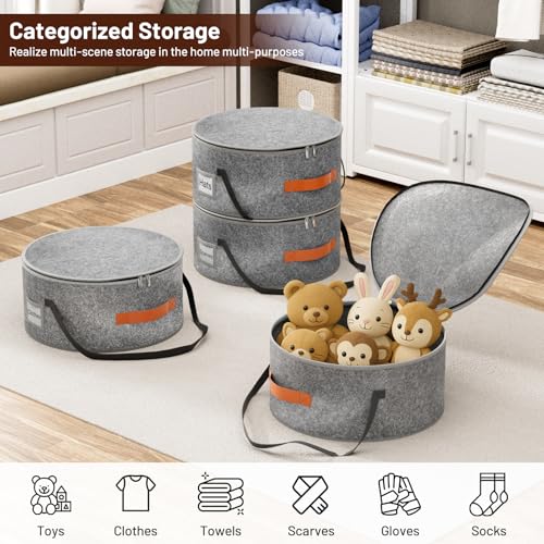 Collapsible Cowboy Hat Box for Travel & Storage - 5 Cap Organizer