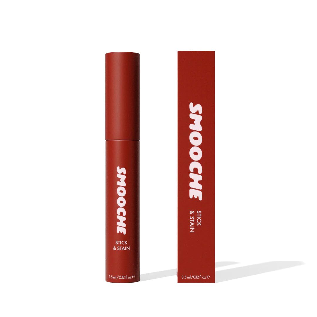 Smooche Peel-Off Lip Stain Tint - Long-Lasting Waterproof Lip Color | Hydrating Vegan Formula - Mauve Berry