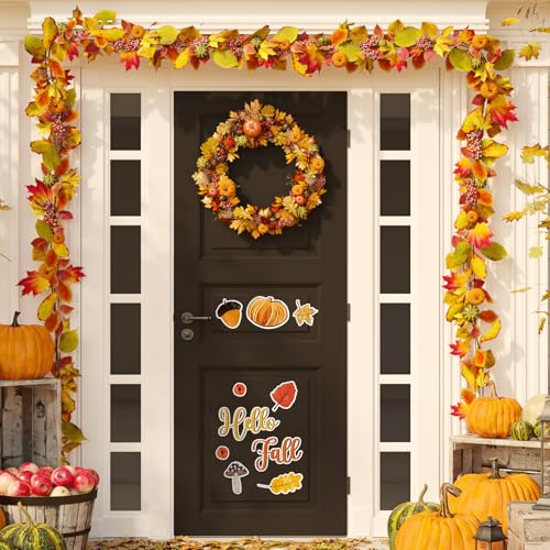 FYSUIMU 31-Piece Fall Leaves Refrigerator Magnets Set