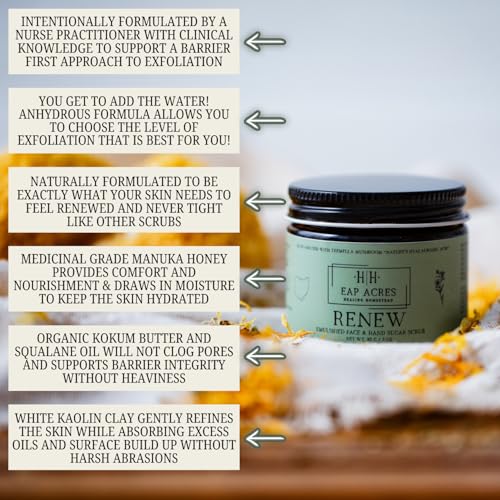 EAP ACRES Renew Emulsified Sugar Scrub for Sensitive & Acne-Prone Skin
