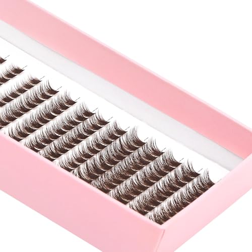 Bodermincer 180pcs D Curl Cluster Eyelashes - 0.07mm DIY Lash Extensions