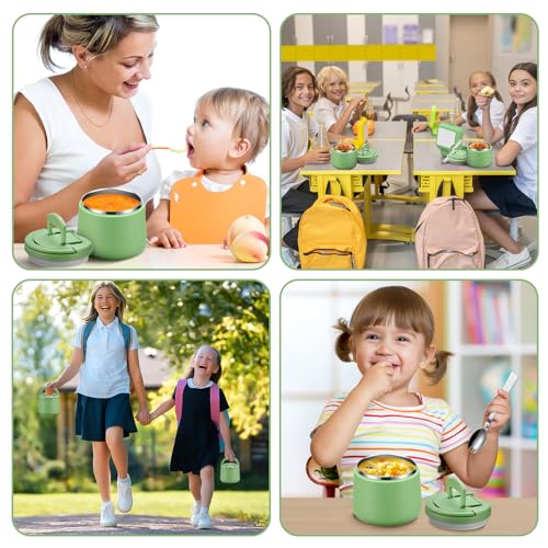 14oz Vacuum Insulated Soup Thermo - Leakproof Kids Lunch Container