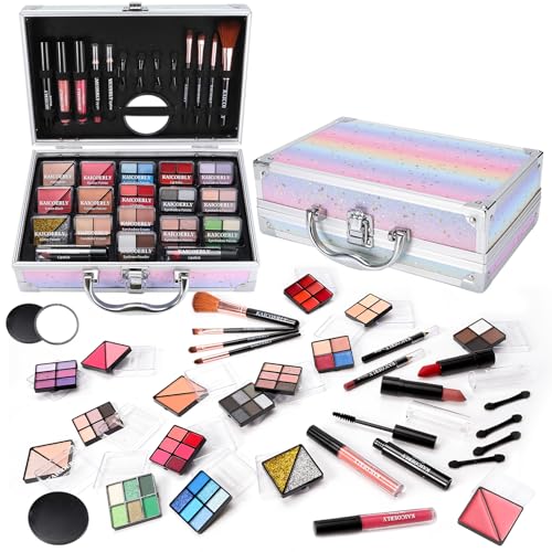 KAICOERLY Professional Makeup Kit with Reusable Travel Case