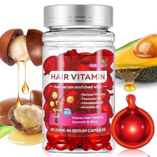 Hair Treatment Serum Oil Capsules - Moroccan Oil Repair for Damaged Hair