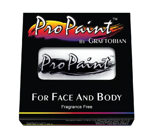 Graftobian ProPaint White Swan Face & Body Paint - 1 Ounce, Water-Based, Long-Wearing, Easy to Wash Off