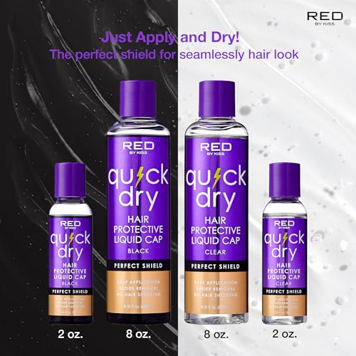 Red by Kiss Quick Dry Hair Protective Liquid Cap - 2oz