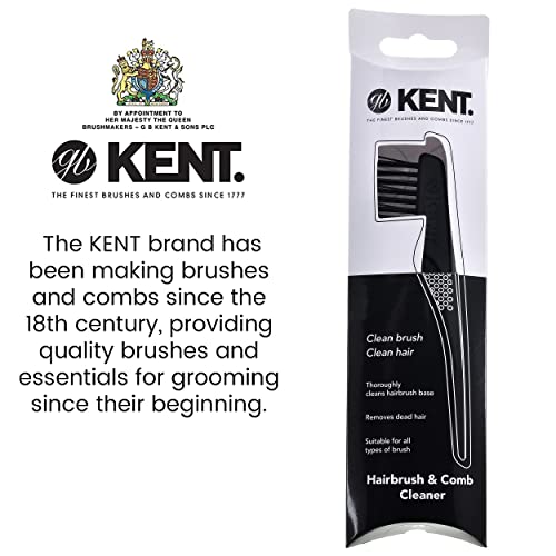 Kent Hairbrush Cleaner Tool for Removing Hair & Dandruff from Brushes
