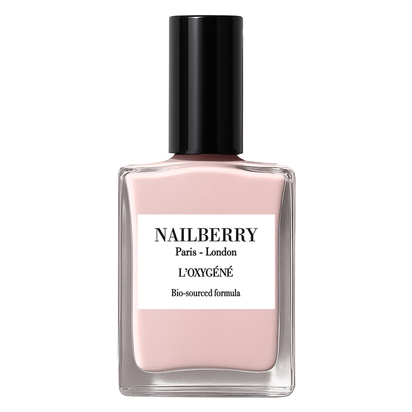 Oxygenated Nail Lacquer - Rose Blossom Pastel Pink | 12-Free Vegan Nail Polish | UV Protected Long-Wear | 15 ml
