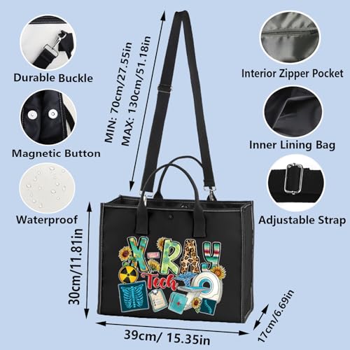 Radiology Tech Cosmetic Bag - Durable Waterproof Makeup Travel Pouch