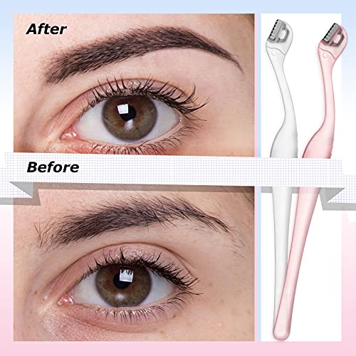 Honoson 6Pcs Eyebrow Razor Set - Mini Face Razors for Women, 3 Colors (2 each)