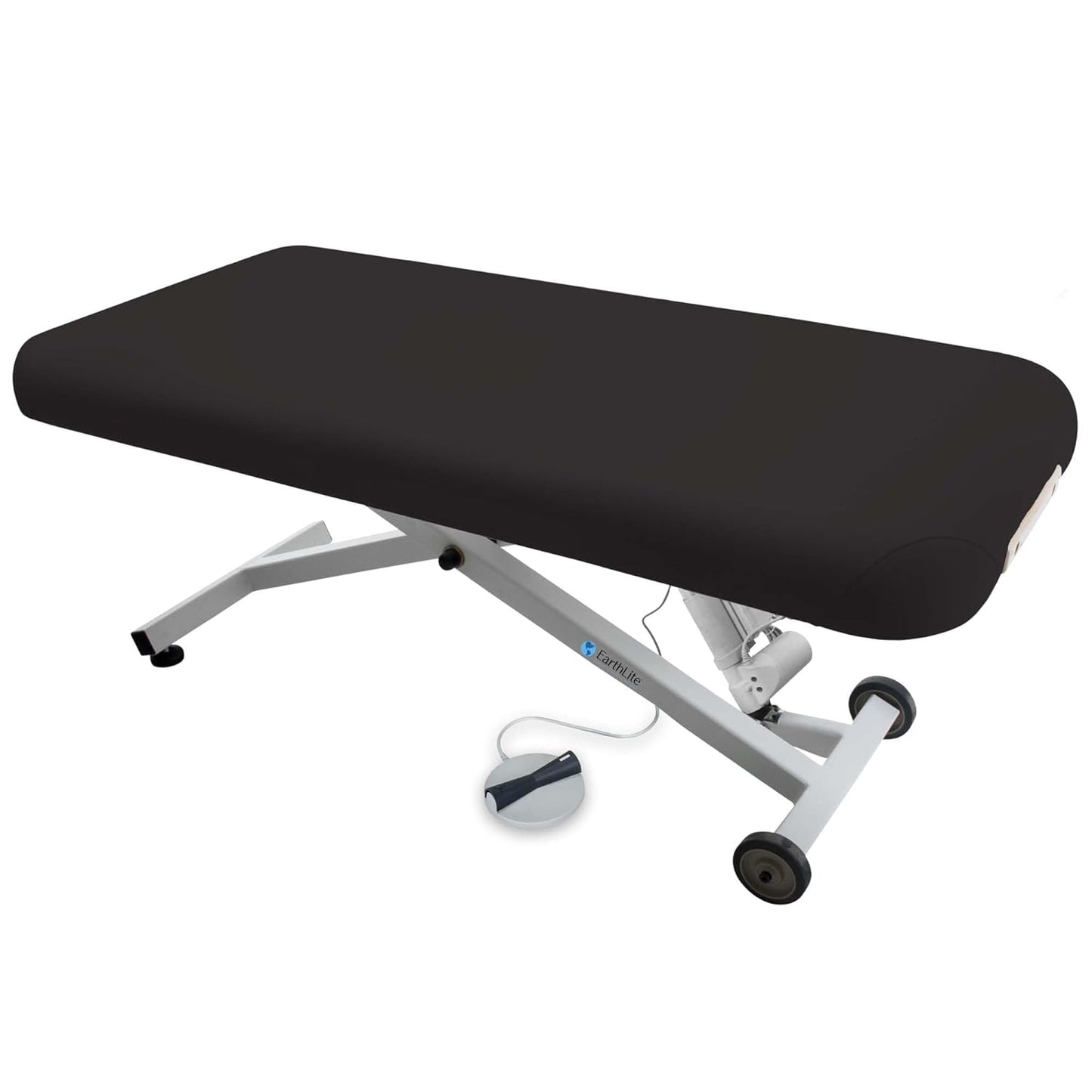 EarthLite Ellora Electric Lift Massage Table - Flat Top Design | 32" x 73" | Made in USA, Black