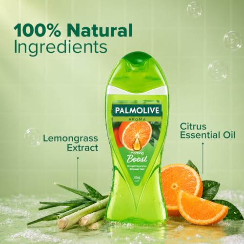 Palmolive Aroma Morning Tonic Shower Gel 250ml - Refreshing Body Wash for Relaxation