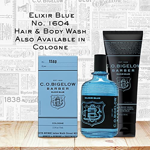 C.O. Bigelow Elixir Blue No. 1604 Men's 2-in-1 Shampoo & Body Wash, 8 fl oz