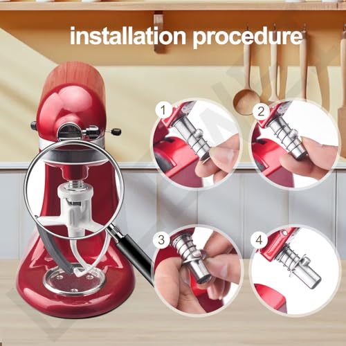 Comfy Grip Handle for KitchenAid Stand Mixers - Black, Fits 5Qt & 8Qt Models