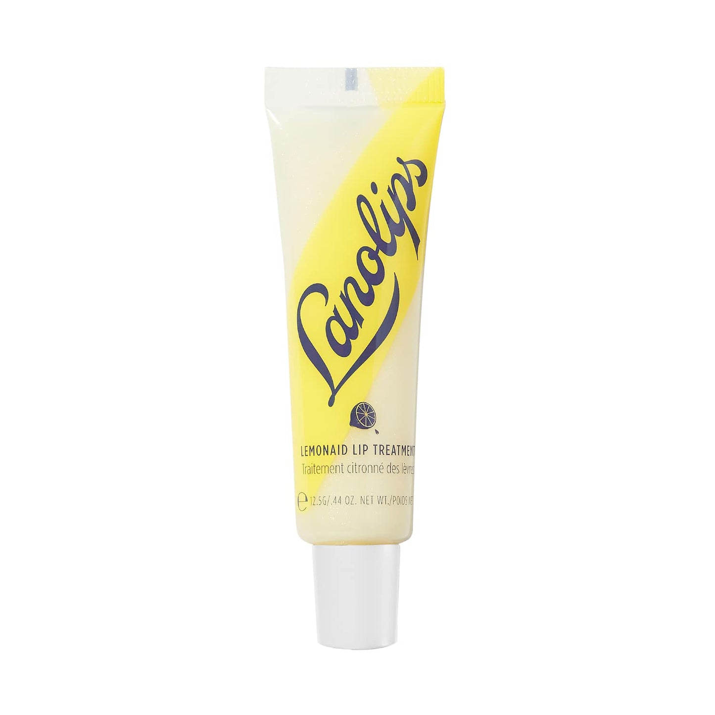 Lanolips Lemonaid Lip Treatment - Clear Exfoliating Lip Gloss with Lanolin & Lemon Oil | 12.5g for Dry, Cracked Lips