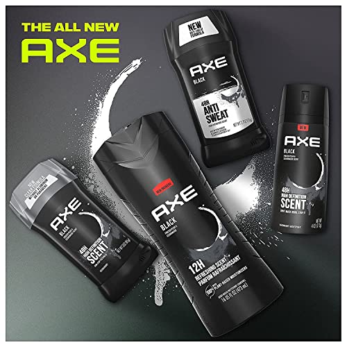 AXE Black Antiperspirant Deodorant Stick for 24-Hour Freshness, 2.7 Oz (Pack of 2)