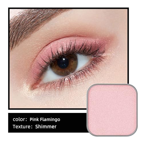 Flamingo Pink Metallic Eyeshadow Refill Pan - Highly Pigmented