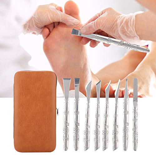 Yosoo Health Gear 8-Piece Ingrown Toenail Care Kit - Stainless Steel Foot Tools