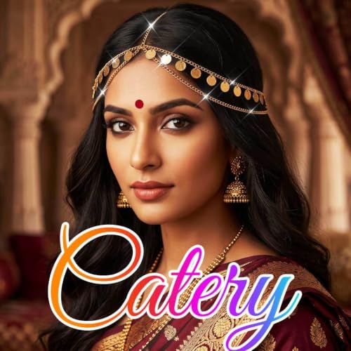 Catery Gold Head Chain Indian Head Jewelry for Women - Traditional Bridal Accessory