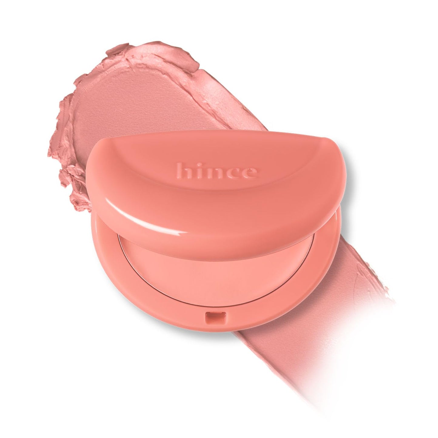 Hince Half-Moon Cheek Cream Blush - Hydrating, Blendable Korean Beauty, Soft Pink Finish | Lightweight Formula (06 Allure Moon)