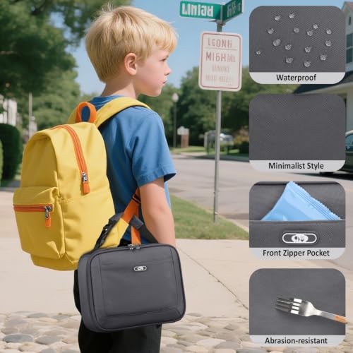 Tenot Insulated Lunch Box for Kids - Waterproof & Portable Tote Bag