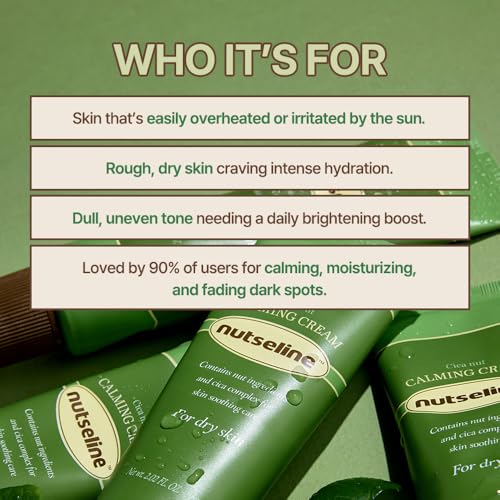 Nutseline Cica Calming Cream - 60ml Moisturizing Soothing Balm