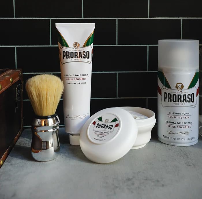Proraso Sensitive Shaving Cream for Men - Soothing Formula