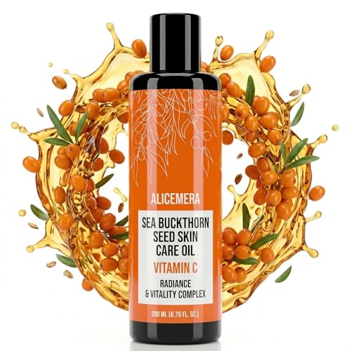 Alicemera Vitamin C Body Oil for Dry Skin with Jojoba and Sea Buckthorn