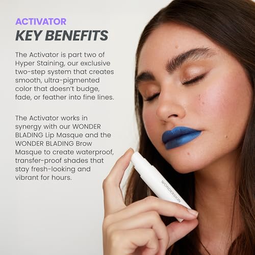 Wonderskin Activator Spray for Lip Stain Masque - Long-lasting, Transfer-proof Color
