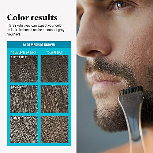 Just For Men Mustache & Beard Dye - Medium Brown M-35 with Keratin