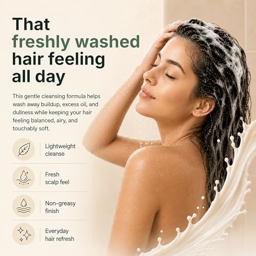 Herbishh Goat Milk Shampoo for Dry & Frizzy Hair - Hydrating & Sulfate Free