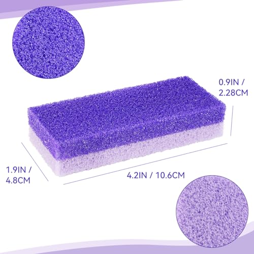 4 Pcs Premium Pumice Stone Set for Callus Removal and Foot Scrubbing