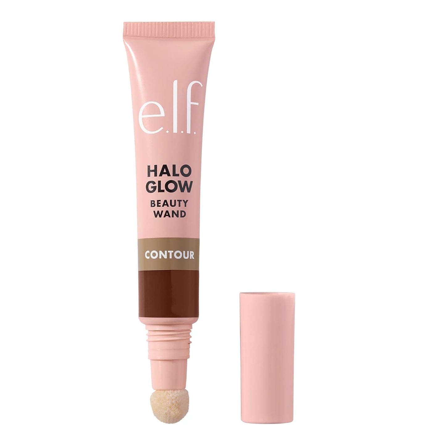 e.l.f. Halo Glow Contour Wand - Liquid Contour for Naturally Sculpted Look | Buildable Vegan Formula, Fair/Light