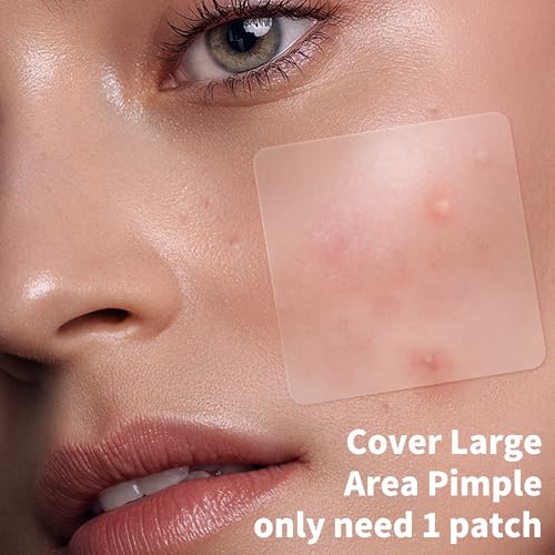 Daolyo 8 Sizes 400 Counts Hydrocolloid Pimple Patches for Face & Body - Large & Small Acne Spot Cover