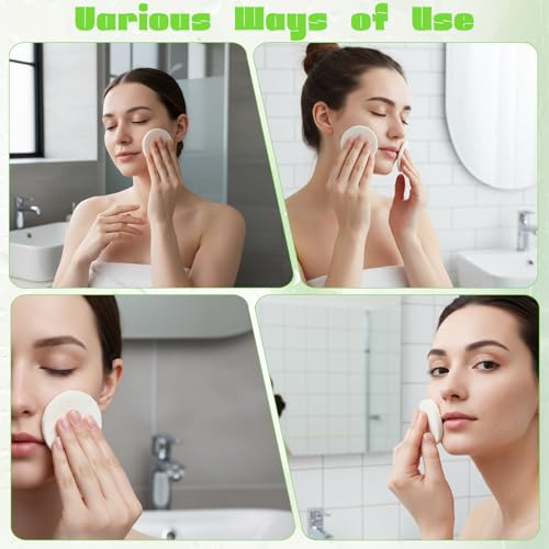 Natural Loofah Facial Pads 25 Pcs Exfoliating Scrub Sponges for Daily Cleansing