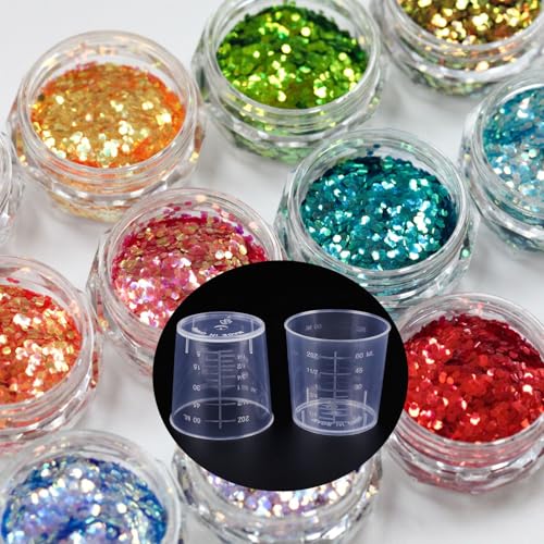 50 Pack 2 Ounce Epoxy Mixing Cups with 100 Wooden Stirring Sticks